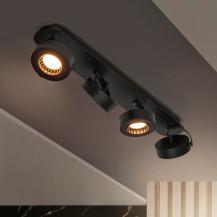 OSRAM LED Decor Spot Venus 4er Deckenstrahler Schwarz schwenkbar