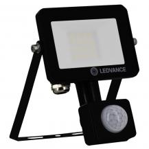 LEDVANCE Kompakter LED Fluter FLOODLIGHT EFFECT SENSOR 6500K kaltweißes Licht 10 Watt IP65 in Schwarz