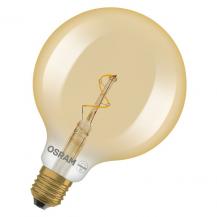 OSRAM E27 Lampe Vintage 1906 LED Classic Globe 1,8W 2200K 125mm Gold