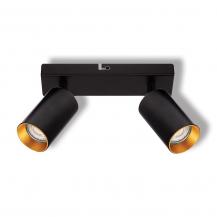 OSRAM LED SPOT ETERNAL BLACK AND GOLD 2XGU10
