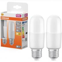 2er Set OSRAM E27 LED Star Classic Stick 11W warmweiß matt – Ersatz für 95W
