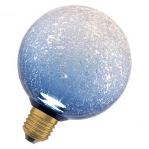 OSRAM DECOR LED Flat Lamp 3,5W 827 E27 Cracked Glass Round Blue nicht dimmbar