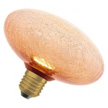 OSRAM DECOR LED Flat Lamp 3,5W 827 E27 Cracked Glass Flattened Orange nicht dimmbar
