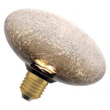 OSRAM DECOR LED Flat Lamp 3,5W 827 E27 Cracked Glass Flattened Brown nicht dimmbar