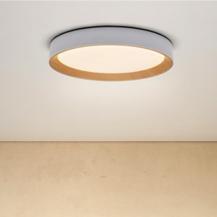 OSRAM ORBIS LARIOS 290mm 16W CLICK DIM 830 HOLZDEKOR WEISS DECKENLAMPE