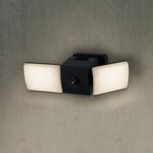 OSRAM ENDURA Style USB Volt 2 Flood Adjustable Sensor IP54 Dark Grey Akku Außenstrahler