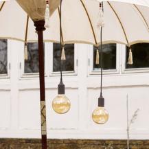 OSRAM ENDURA Decor Portable Pendant Hängelampe 6m 2x2,5W E27 IP44 Grau