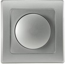 ChiliTec DELPHI 21660 LED-Dimmer 3–60 W, 250 V, Silber, Unterputz, 2-Draht