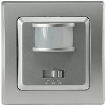 ChiliTec DELPHI 23010 Bewegungsmelder 160°, Silber, 250 V, LED-geeignet, Unterputz, 2-Draht