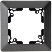 ChiliTec MILOS 1-fach Abdeckrahmen Anthrazit 80 × 80 mm