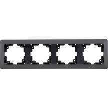 ChiliTec MILOS 4-fach Abdeckrahmen Anthrazit 294 × 80 mm – 23054