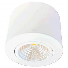 Klassischer LED Deckenstrahler schwenkbar COB SLIM+ R Aufbau DIM-to-WARM in Weiß Mobilux 01660291