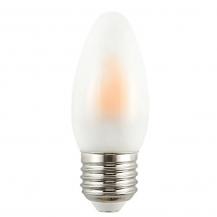 THORGEON LED Flicker Flame E27 0,5W B35 Kerze 1800K 8lm Frosted Filament