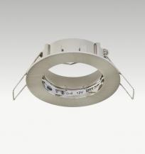 EVN 511013 Deckeneinbauleuchte Chrom satiniert ohne Fassung Einbaudurchmesser 62 mm