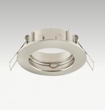 EVN 514013 Deckeneinbauleuchte Chrom satiniert ohne Fassung Einbaudurchmesser 65 mm