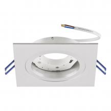 EVN 539414 Deckeneinbauleuchte 230V quadratisch Aluminium GX53 dimmbar Einbaudurchmesser 105 mm