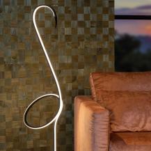 Lucide FLAMINGO LED Stehleuchte RGB Multicolor 127cm Stahl Fernbedienung
