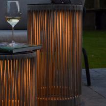 Lucide PINGI Akku-Stehlampe LED Outdoor IP44 Taupe 3-StepDim