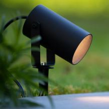 Lucide TAYLOR Gartenstrahler Ø10 cm GU10 IP65 Schwarz