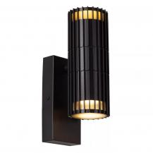 Lucide TIMBALA – Wandstrahler Außen 2xGU10 IP44 Schwarz Essential