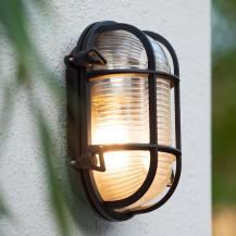 LUCIDE ARNE-LED IR Wandstrahler Außen GU10 IP44 Schwarz mit Sensor