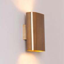 Lucide OVALIS Wandleuchte 2xE14 Mattes Gold / Messing Up & Down Licht