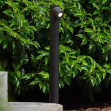 Lucide IBAMBA LED Pollerleuchte Schwarz – 6W, 3000K, IP65, 60 cm