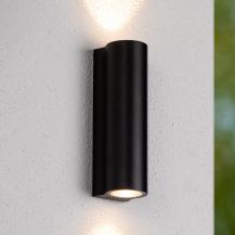 Lucide AKRA Außen-Wandleuchte Schwarz LED 2x6,5W IP54