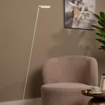 Lucide Stehlampe LAVALE – LED Leselampe mit Touchdimmer Weiß