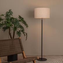 Lucide Stehlampe MAYA – Japandi Stehleuchte Ø45 cm in Beige