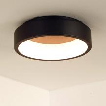 Lucide TALOWE LED Deckenleuchte Ø30cm 20W 3000K Schwarz dimmbar