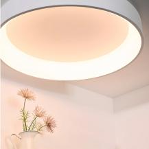 Lucide TALOWE LED Deckenleuchte Ø80 cm 80W 3000K dimmbar Weiß