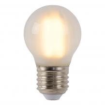 Lucide G45 LED Glühfadenlampe E27 Ø4,5 cm 4W 2700K dimmbar Matt