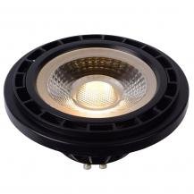 Lucide ES111 GU10 LED 12W 2200K–3000K 820 lm Dim-to-Warm Schwarz – leistungsstarkes LED-Leuchtmittel für stimmungsvolles Licht