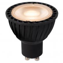 Lucide MR16 GU10 LED 5W 2700K 320 lm mit Tag/Nacht-Sensor Schwarz – intelligente Innenbeleuchtung mit warmweißem Licht