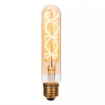 Lucide T32 E27 LED Filament 4,9W 2200K 410 lm 3-StepDim Amber mit Memory – kompakte Vintage-Glühfadenlampe