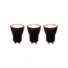 Lucide MR11 LED 3x 3,8W 2700K 380 lm dimmbar Schwarz – kompaktes LED-Set für flexible Innenbeleuchtung