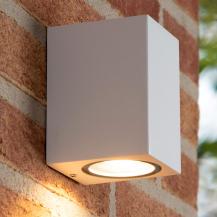 Lucide ZARO - Wandstrahler / Wandleuchte Innen/Außen - 1xGU10 - IP44 - Weiß