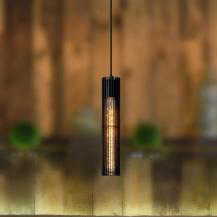 Lucide LIONEL Pendelleuchte 1xE27 Schwarz Metall modern dimmbar höhenverstellbar