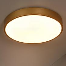 Lucide UNAR - LED Deckenleuchte Ø 39,5 cm 3-StepDim 2700K Mattes Gold / Messing