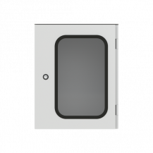 ABB AR054T33 Schrank mit Fenster 515x415x230 ARIA, Doppelbart 3mm, 3-Punktschließung