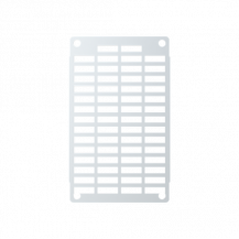 ABB AR032Q03 Montageplatte 250x150 Lochraster, Stahlblech 1,5 mm für ARIA 32