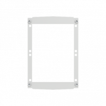 ABB AR043E03 Abdeckrahmen Modular (2M) mit Ausschnitten für modulare Abdeckungen ARIA 43