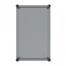 ABB AP31TC Deckel 300x185x45mm Polycarbonat, transparent mit Deckelschrauben