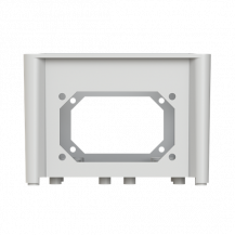 ABB AP31B4 Unterteil 300x185x130 4xoffen APO RAL7035 Gehäuseunterteil mit 4 offenen Seite