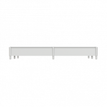 ABB AP12DE Erhöhungsrahmen 600x600x60 Glasfaserverstärktes Polyamid PA6, RAL7035