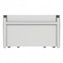ABB AP81P Gehäuse 558x302x175mm Gehäuse mit Polyester Deckel, grau IP67, IK10, mit Deckelschrauben UL und CSA Approbation