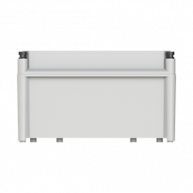 ABB AP61P Gehäuse 603x302x175mm Gehäuse mit Polyester Deckel, grau IP67, IK10, mit Deckelschrauben UL und CSA Approbation