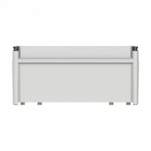 ABB AP11P Gehäuse 603x372x175 Gehäuse mit Polyester Deckel, grau IP67, IK10, mit Deckelschrauben UL und CSA Approbation