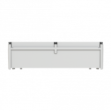 ABB AP12P Gehäuse 603x603x175mm Gehäuse mit Polyester Deckel, grau IP67, IK10, mit Deckelschrauben UL und CSA Approbation
